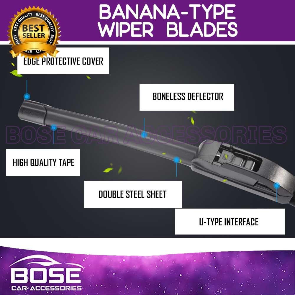 Windshield Wiper Blade for Toyota Vios 2002 2018 / Hyundai EON 2012