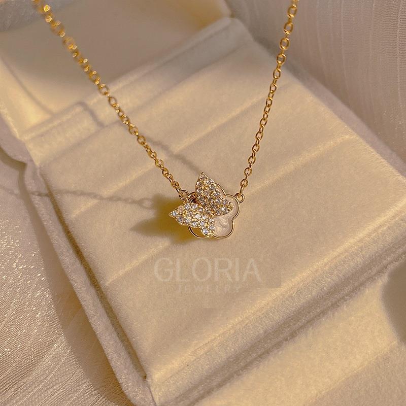 Gloria Jewelry Butterflies and Flowers necklace women accessories High 