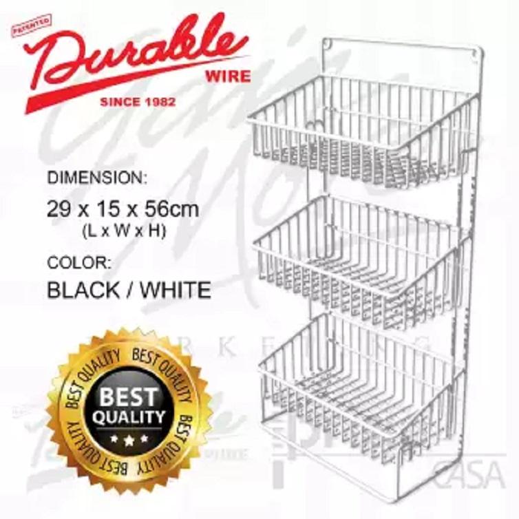 Gain More Marketing Durablewires Utility Basket 4 Layer Multi Purpose Wall Mounted Rack Bathroom Organiser Kitchen Organiser Room Organiser Kitchen