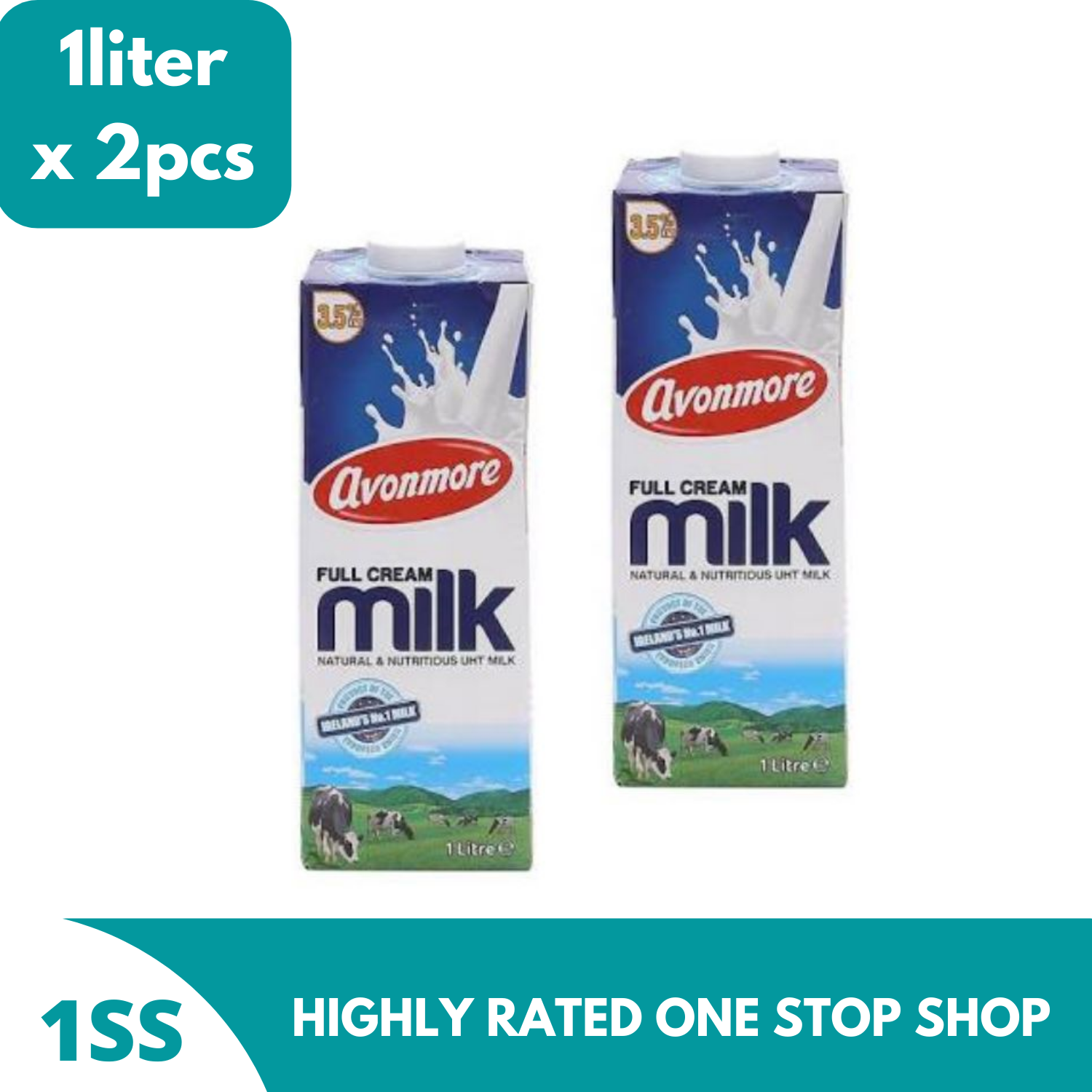 Avonmore Whole Super Milk 1.75 Litre