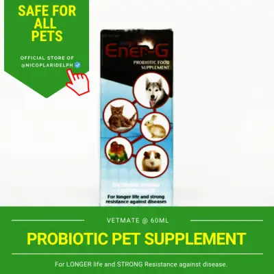 Papi Ener-G Probiotic Supplement for Long Life of All Pets (60ml)
