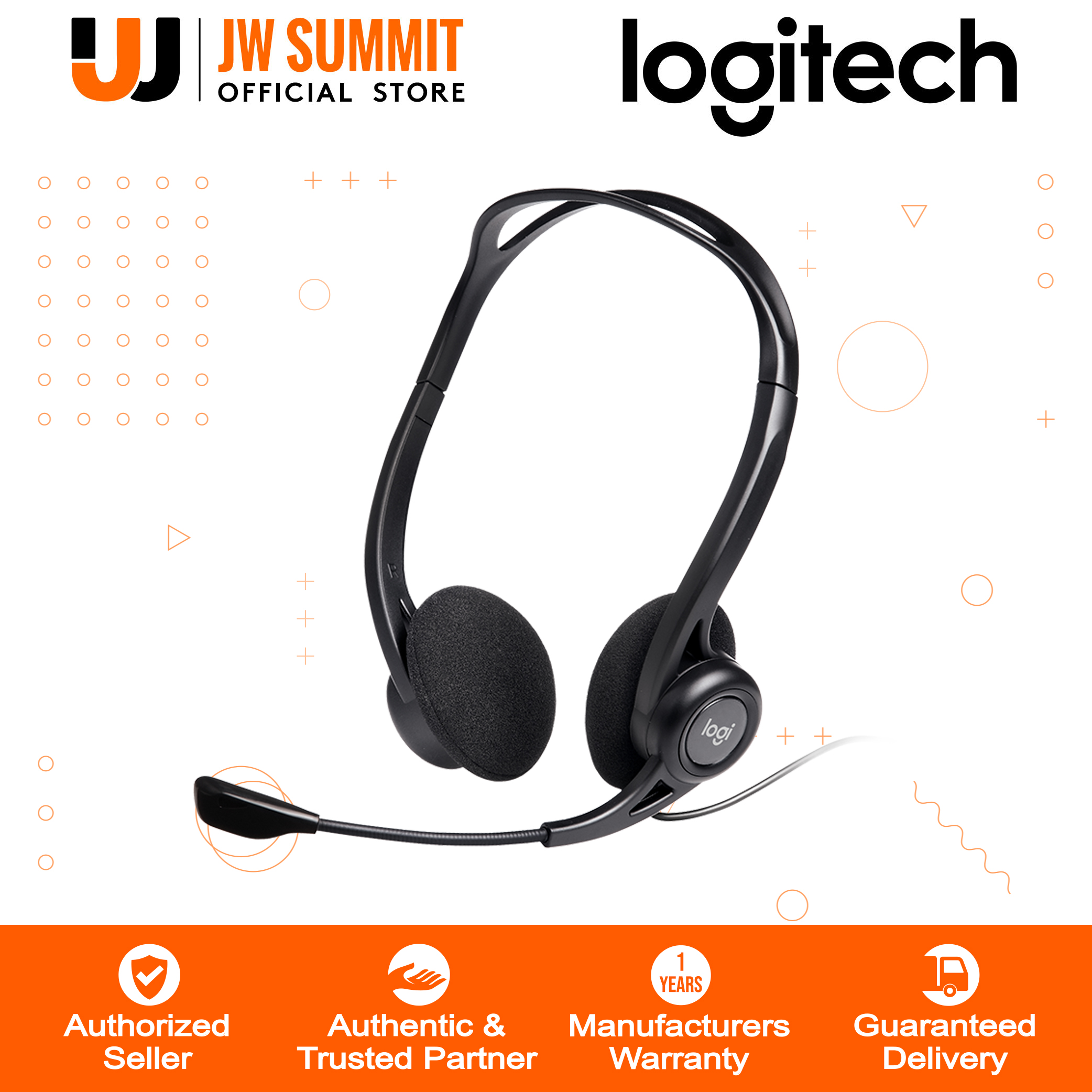 Logitech H370 USB Computer Headset with 