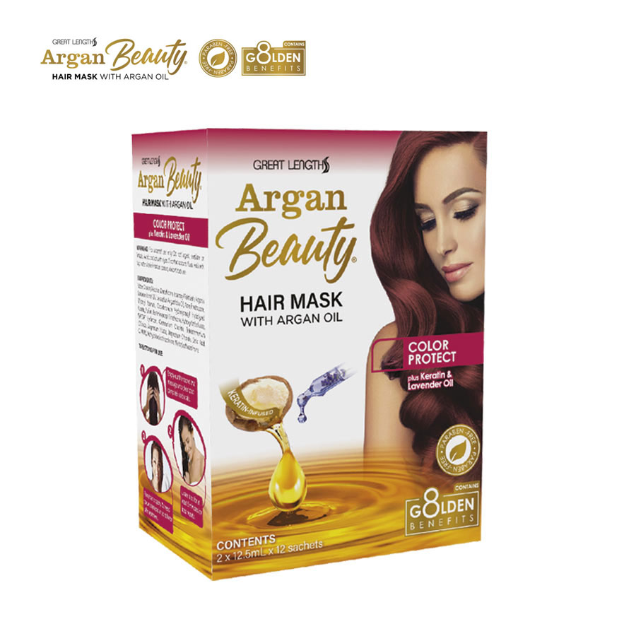 iColor Plus Hair Mask Color Protect Box Argan+Keratin+Lavender Daily