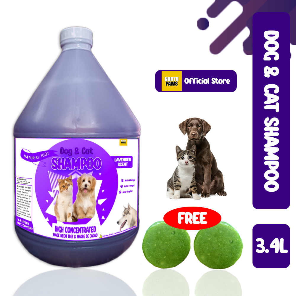 1 Gallon Dog & Cat Shampoo made Neem tree & Madre de cacao (Lavender