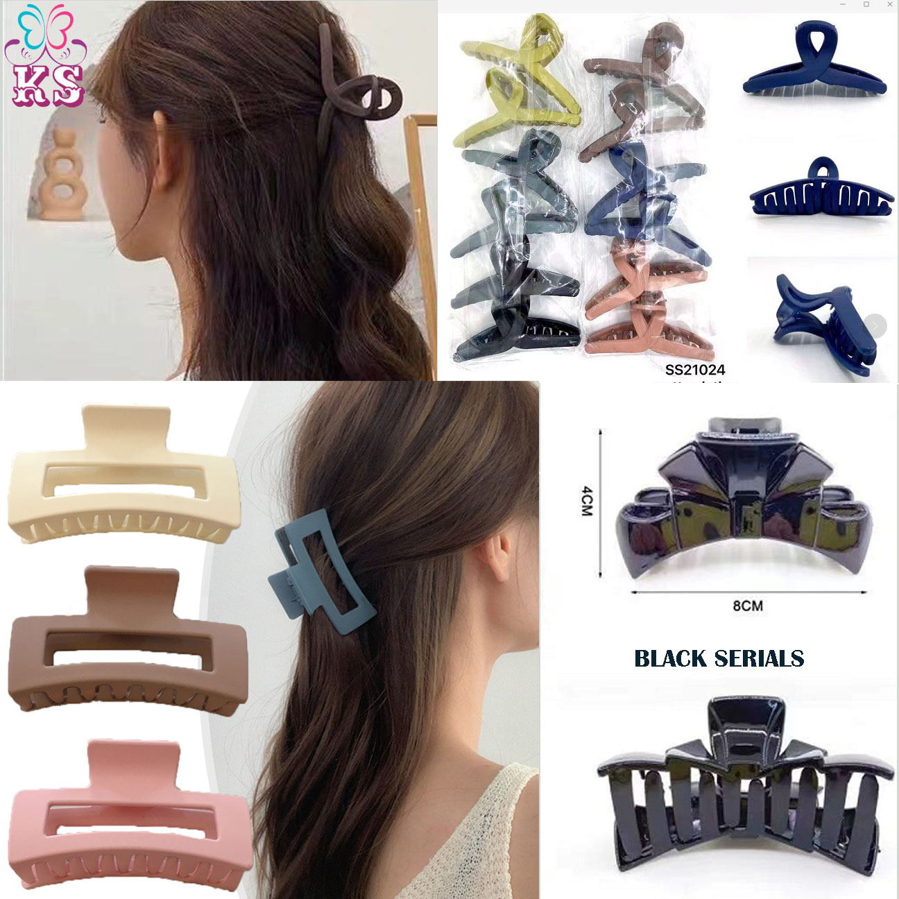 Korean Style Premium Plastic Large Size Hair Clamps Hair Clip Hair Claw Hair  Accessory | Lazada PH