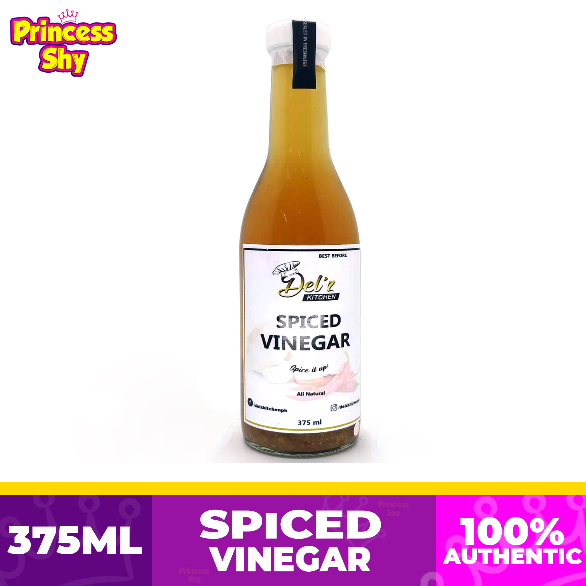 Del'z Kitchen Spiced Vinegar All Natural 375ml Lazada PH