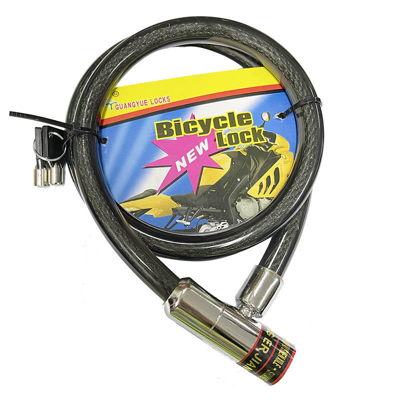 Bike Cable Lock, 4 Digit Security Resettable Combination Coiling Cable