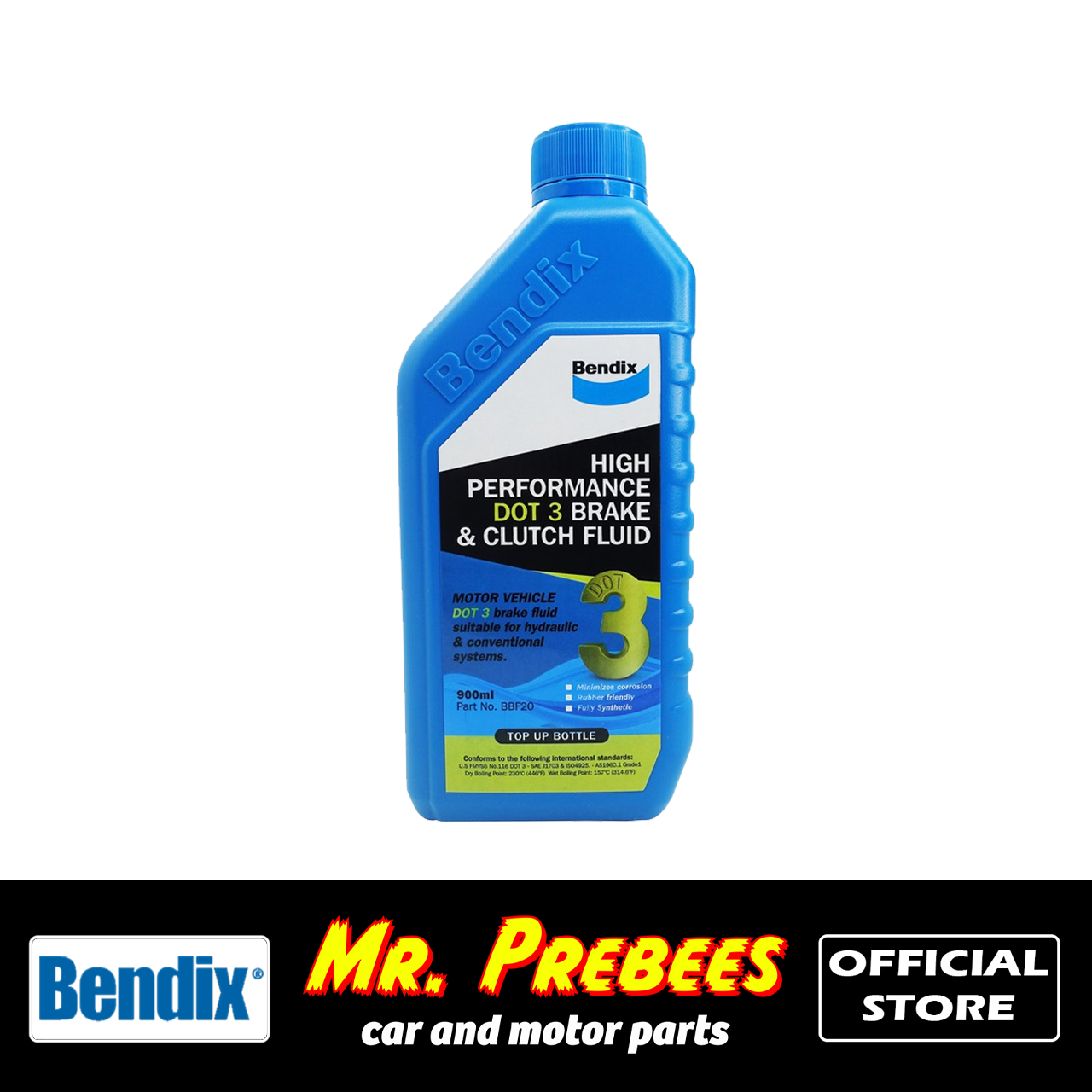 BENDIX Brake Fluid DOT 3 (900ml) Lazada PH