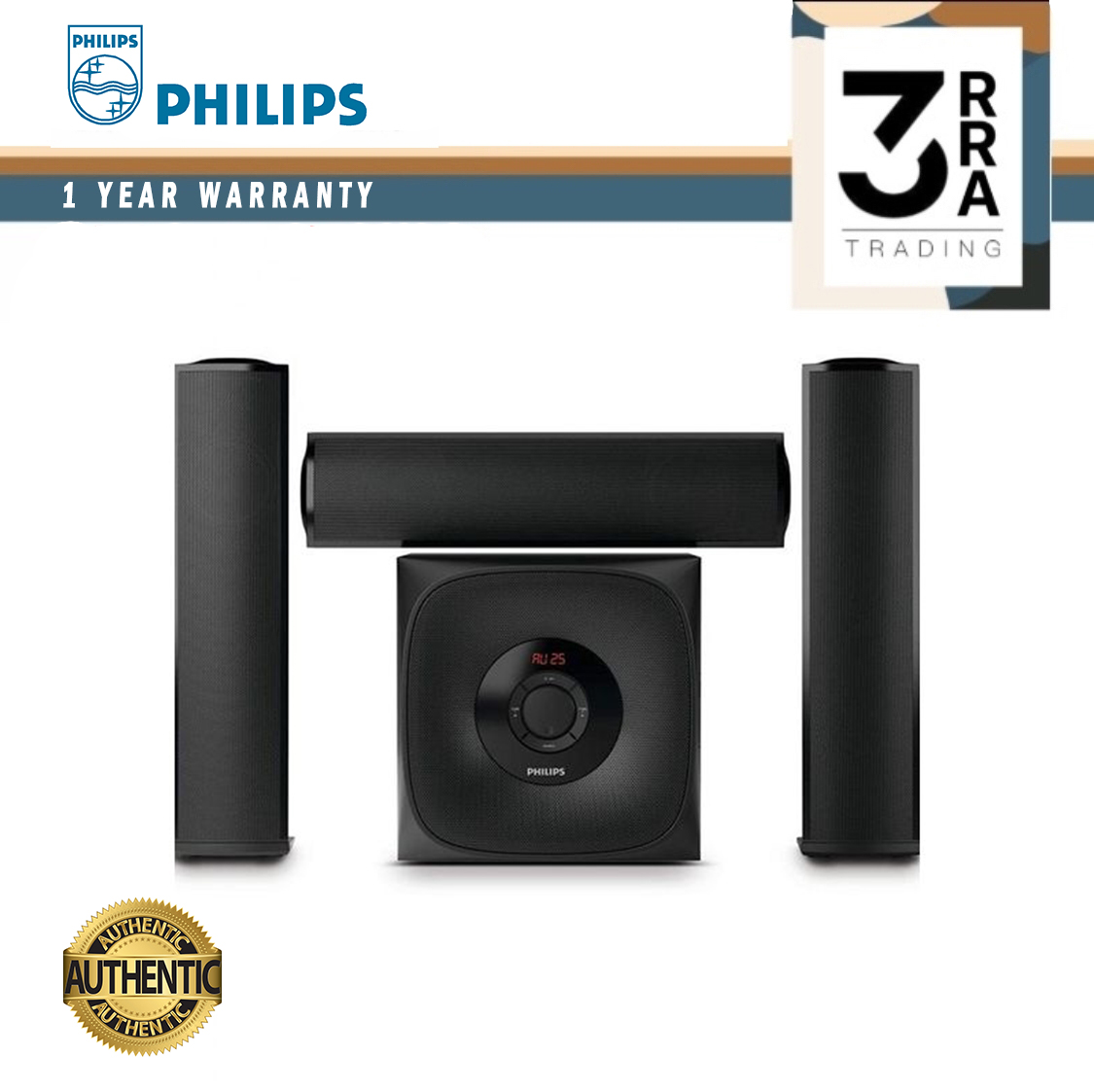 Philips 2.1 Channel Multimedia Speaker 