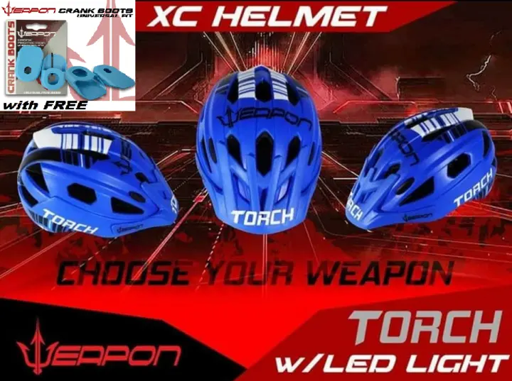 torch bicycle helmet