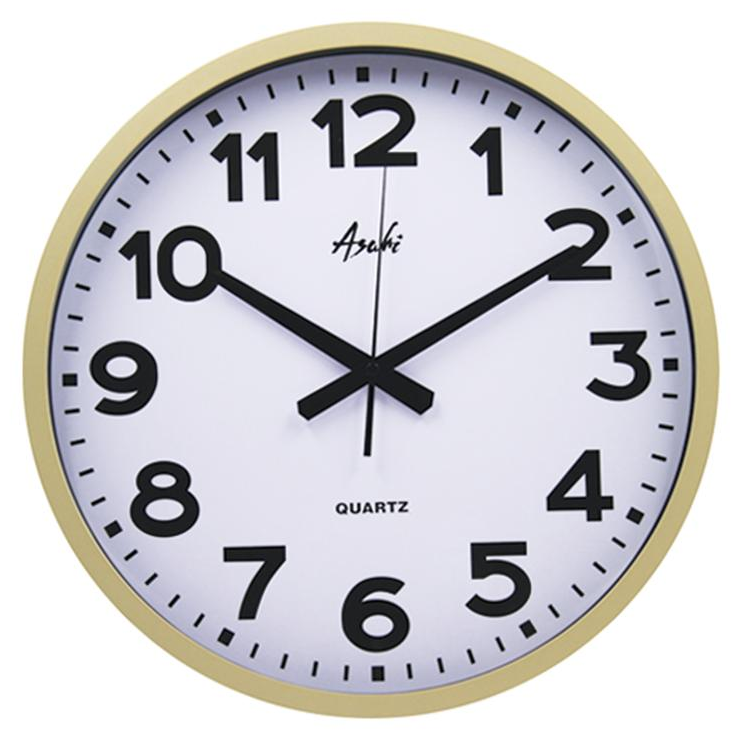 Asahi Wall Clock 15" Black or White (HC1015B) Lazada PH