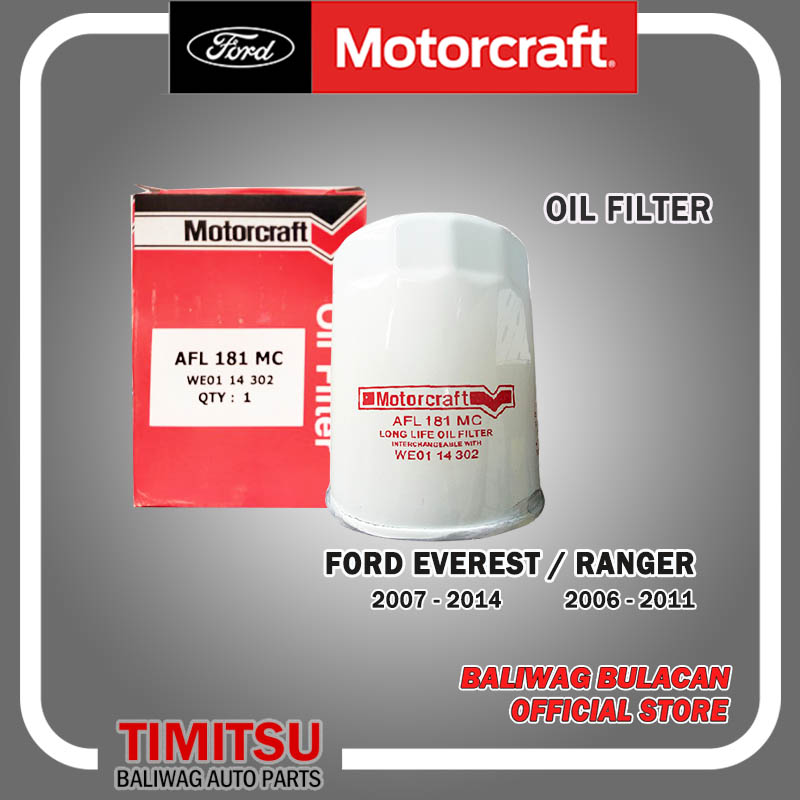 OIL FILTER FORD RANGER 20062011 PART NO. AFL 181 MC AFL181MC
