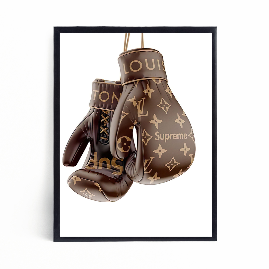 Louis Vuitton Brown Supreme Gloves 