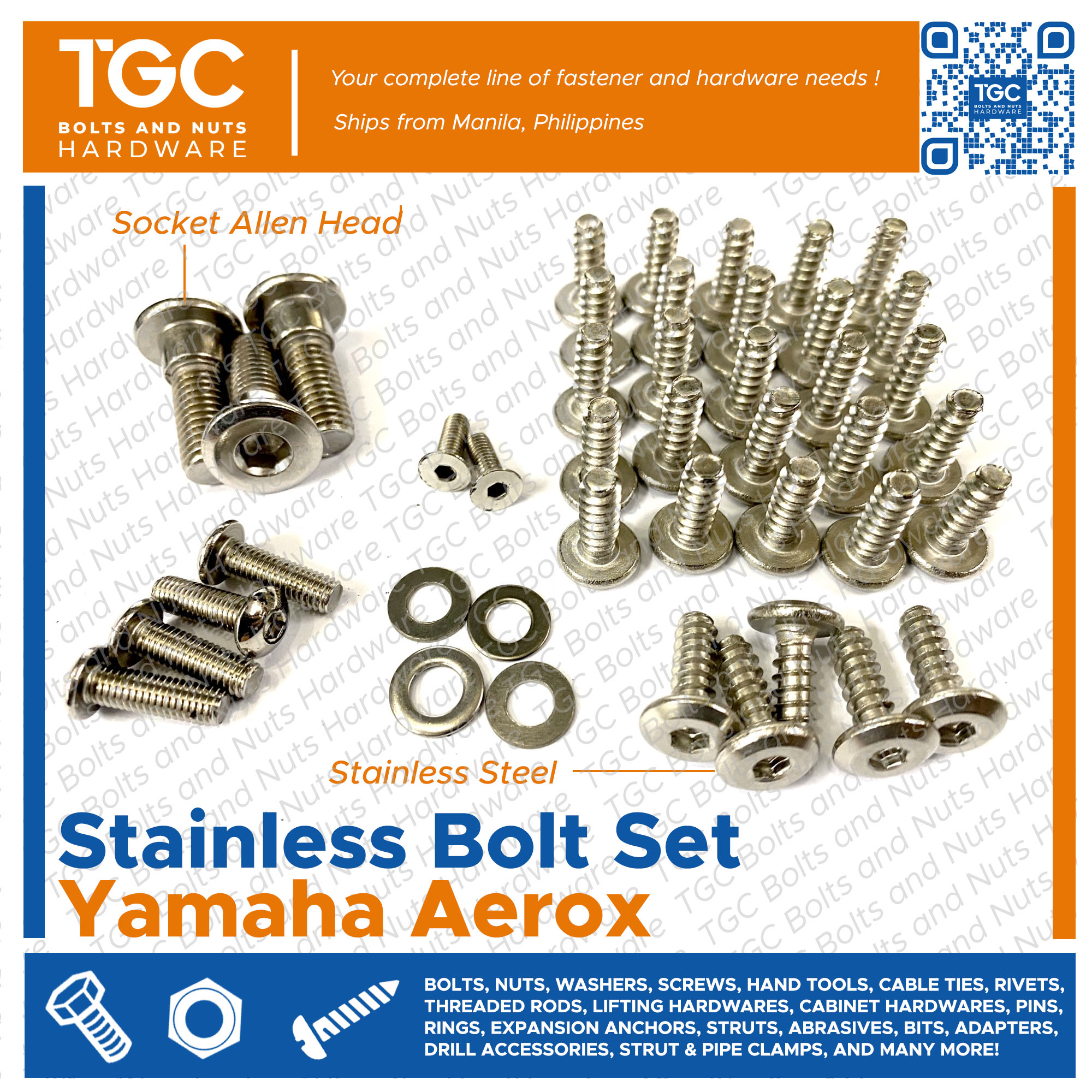 Fastener Products, Nuts & Bolts, Screws, Washers, Rivets