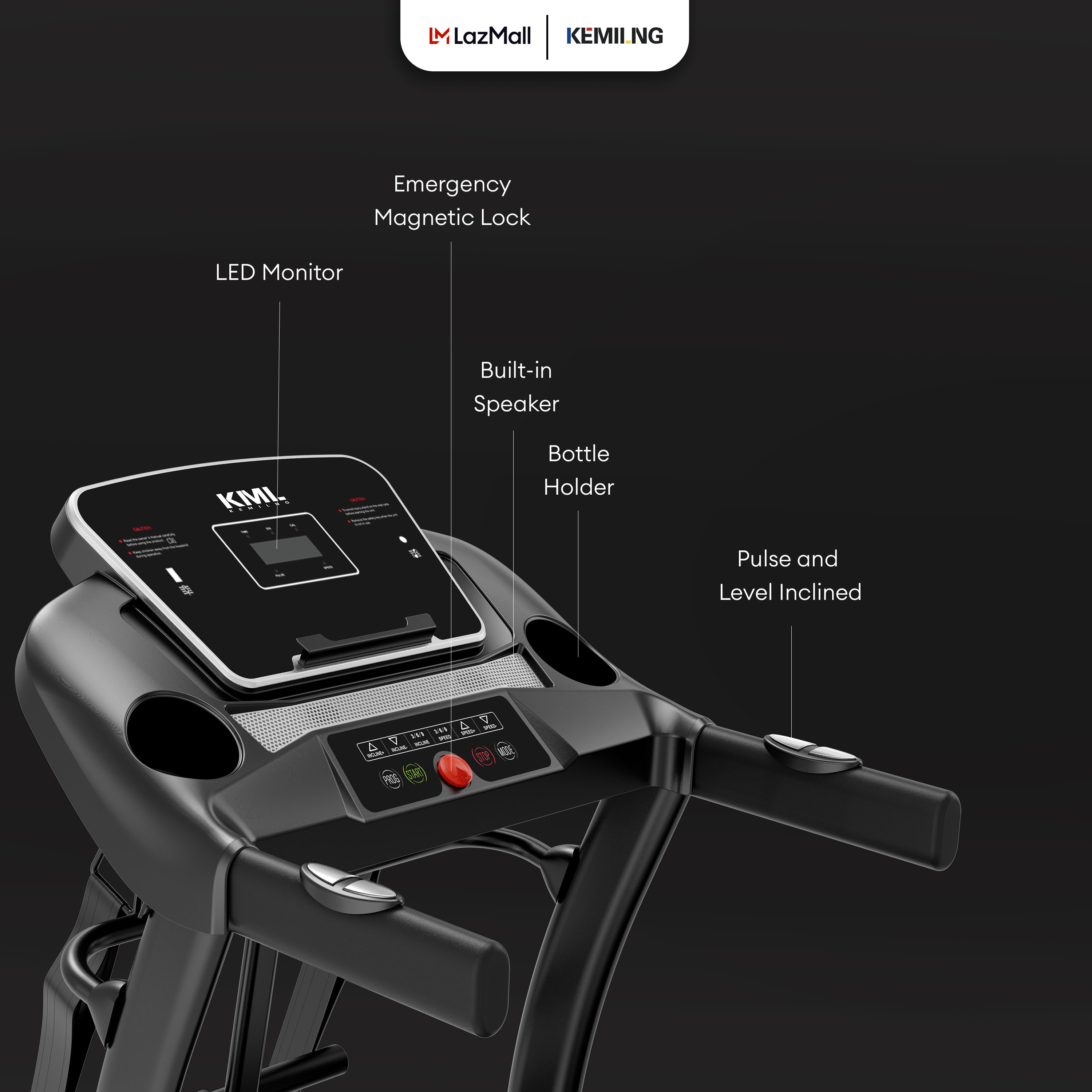 Jogging Walking Btm W501 Electric Treadmill Folding Electric