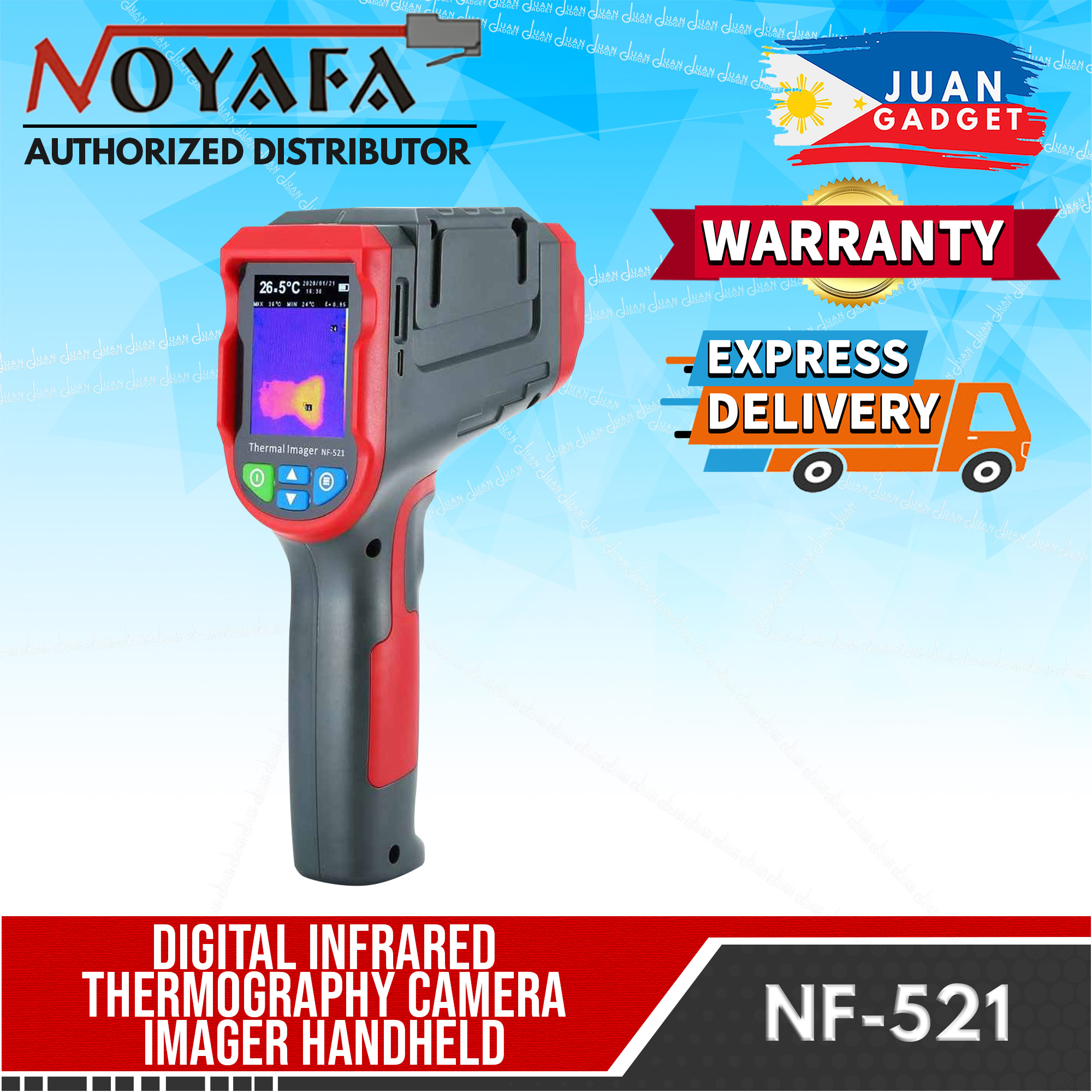 Noyafa Infrared Thermal Imager Imaging Camera Temperature-Imaging 8GB TF Card 