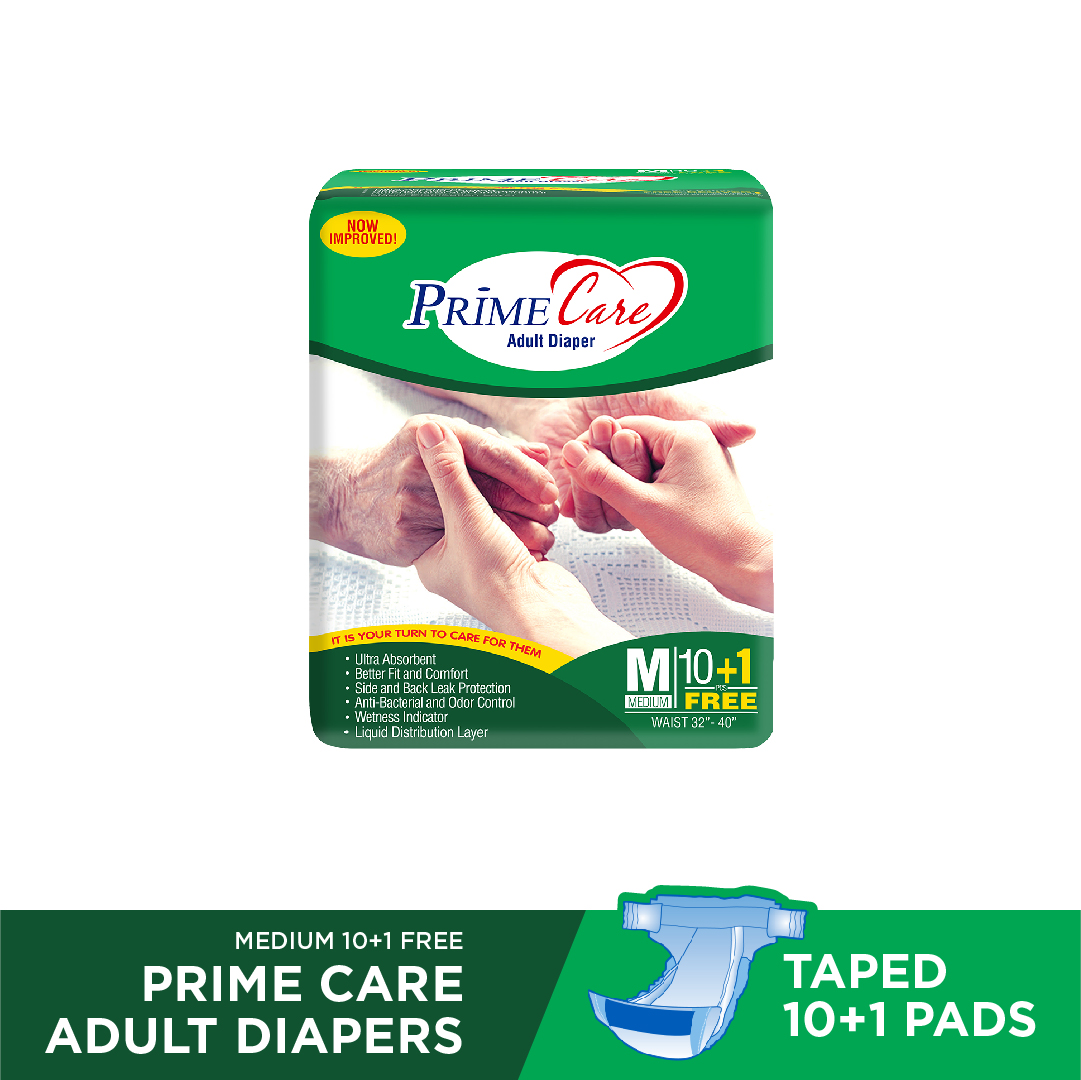 Prime Care Adult Diapers Medium 10 1 Lazada Ph