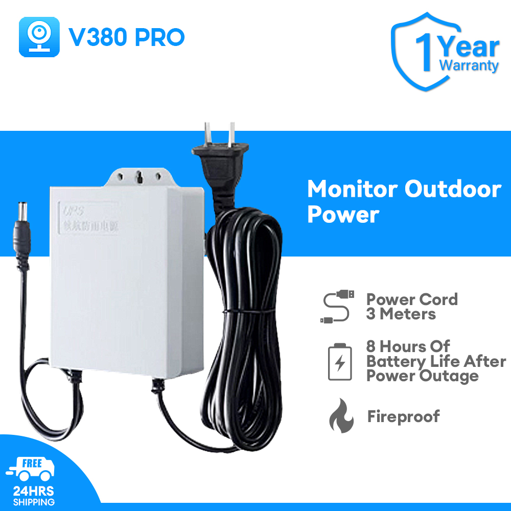 V380 Pro Uninterruptible Power Supply Extension cord 12V 1.5A Mini UPS ...