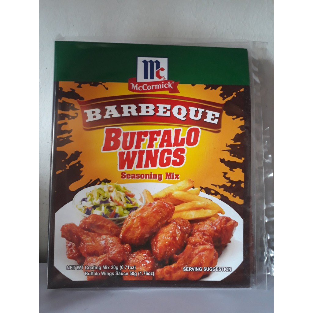 McCormick Buffalo wings Barbeque Coating Mix 20g Buffalo wings sauce
