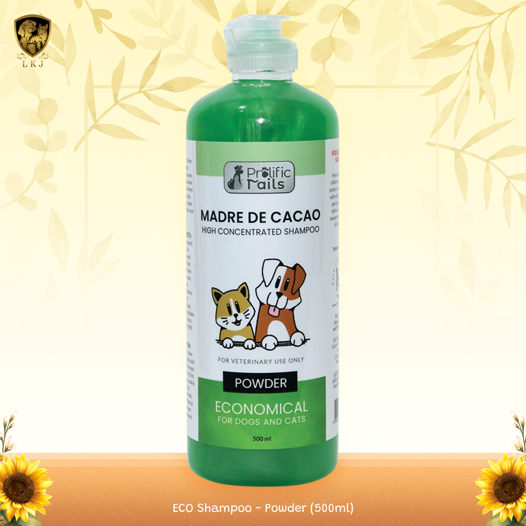 Prolific Tails Madre De Cacao Shampoo 500ml BABY POWDER Scent (for Dogs