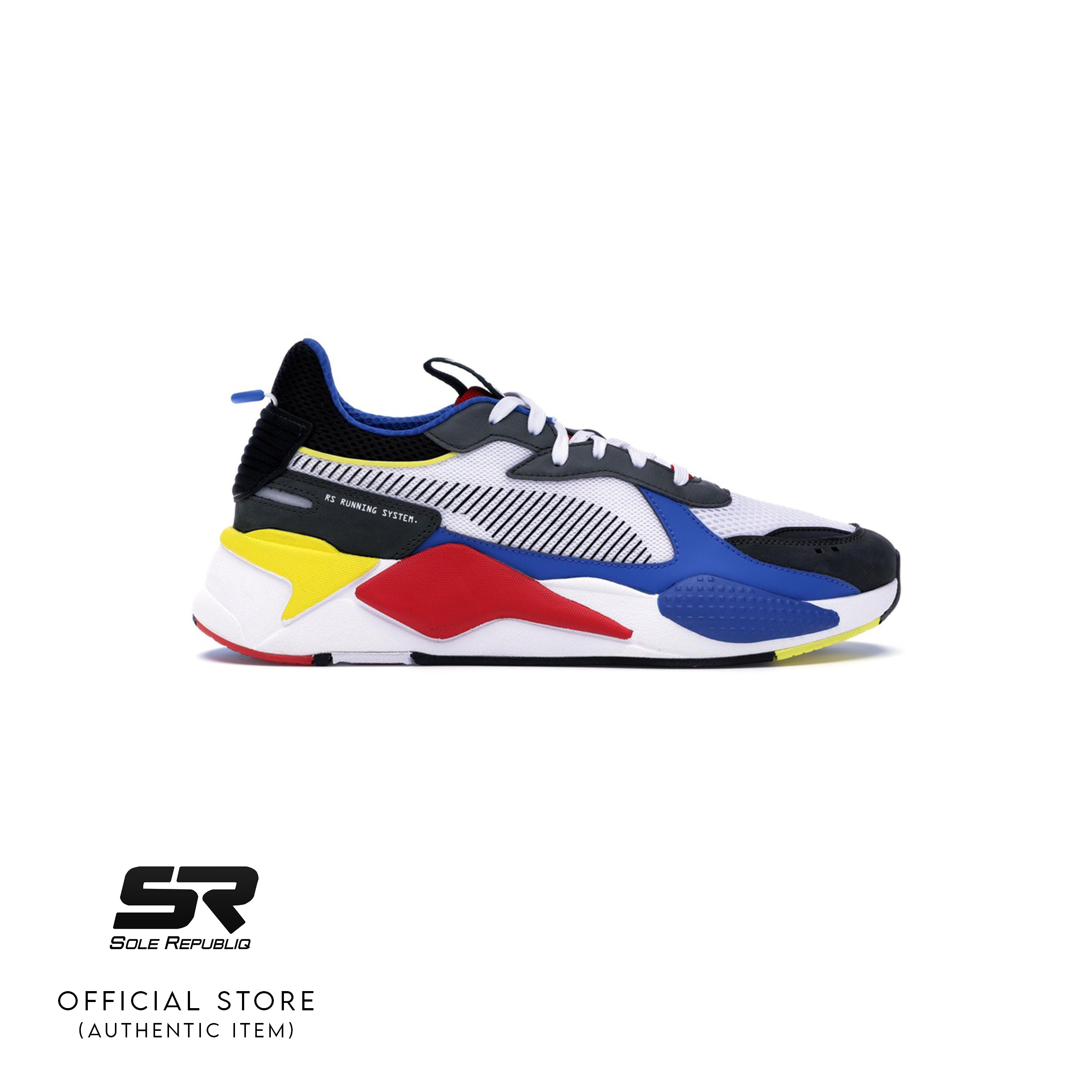 puma yellow blue red