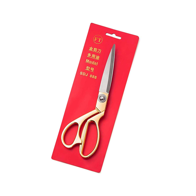 Multipurpose flower scissors, tailor's ribbon cutting paper cutting