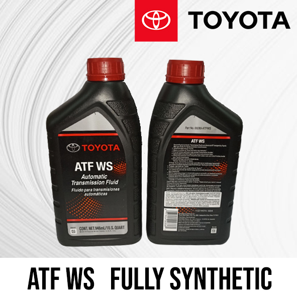 Genuine Toyota ATF WS Automatic Transmission Fluid - 1 Quart Bottle (00289-ATFWS)