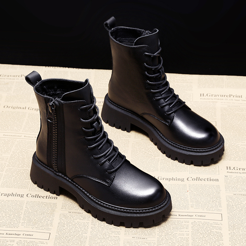 【YOTO】 High Cut Black Boots For Women Fashion Shoes Mid Calf | Lazada PH