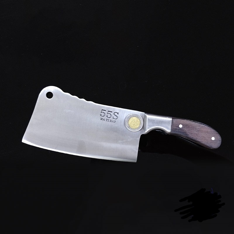 Forged Heavy Duty Meat Cleaver Butcher Chopping Knife (Bone Cutter) 6.5 ...