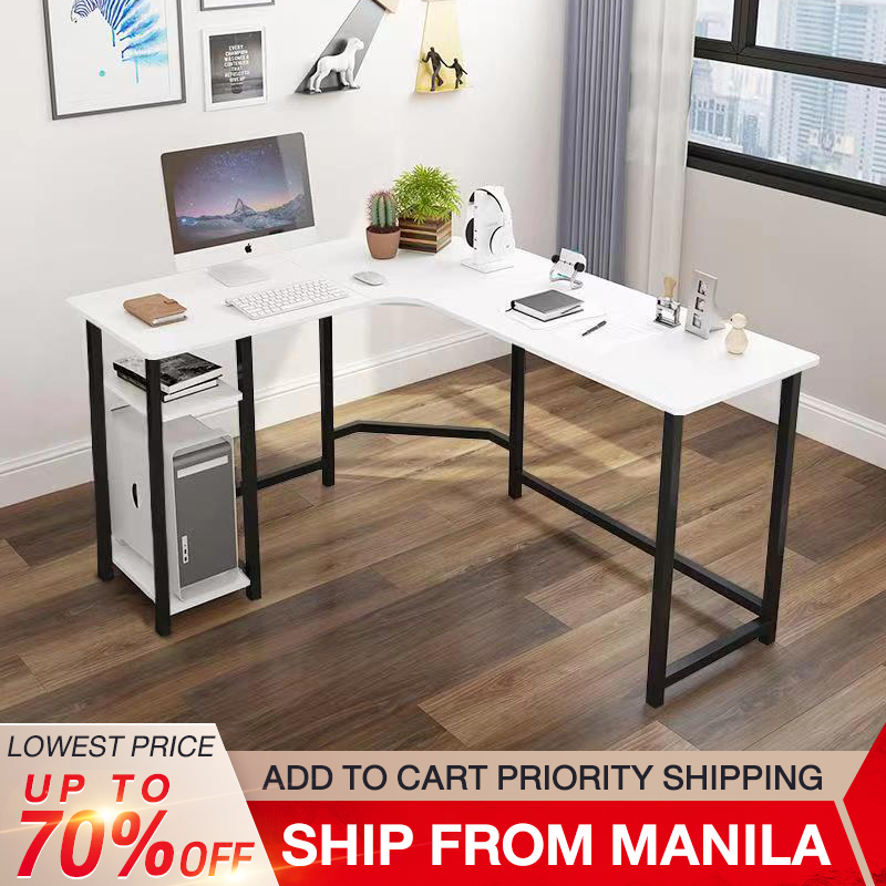 BAIERDI Lshaped table Computer desk Modern minimalist corner desk Home