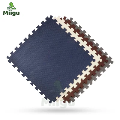 Miigu Baby 4 in 1 60*60 cm Plain Puzzle Floor Mats for Kids