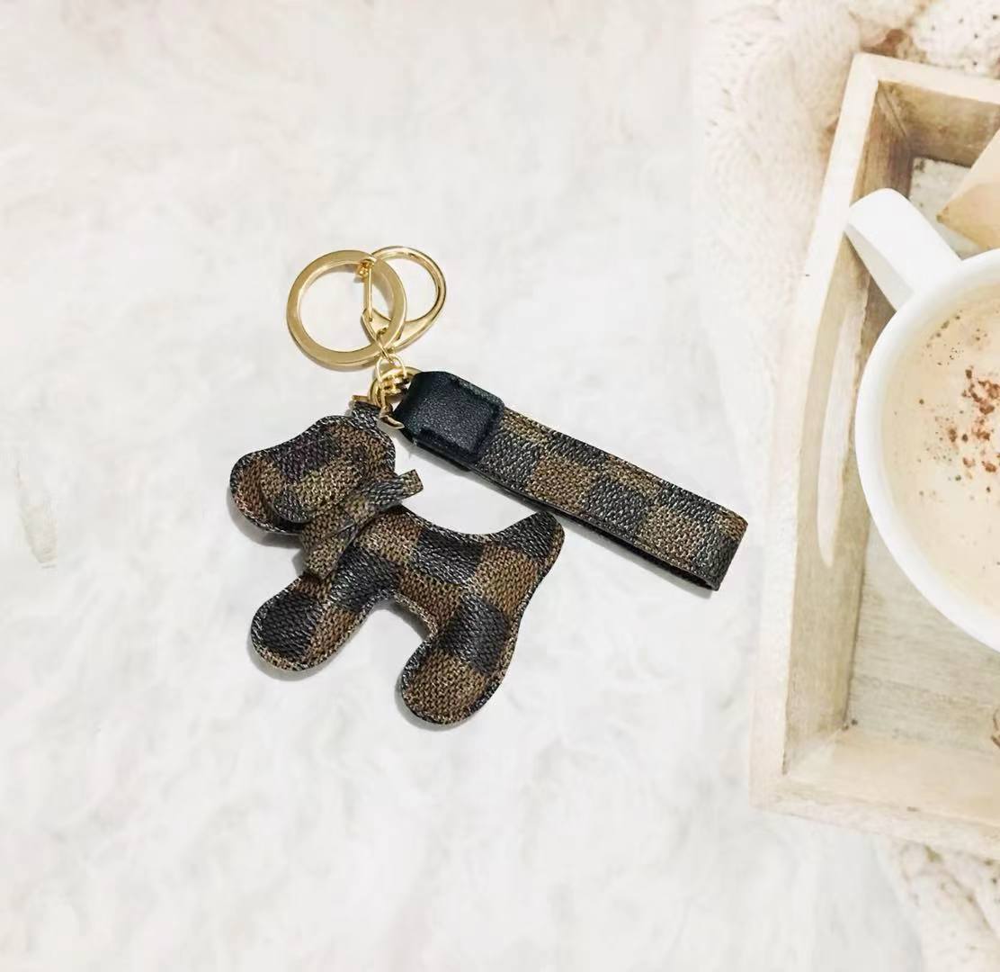 Louis Vuitton Dog Keychain