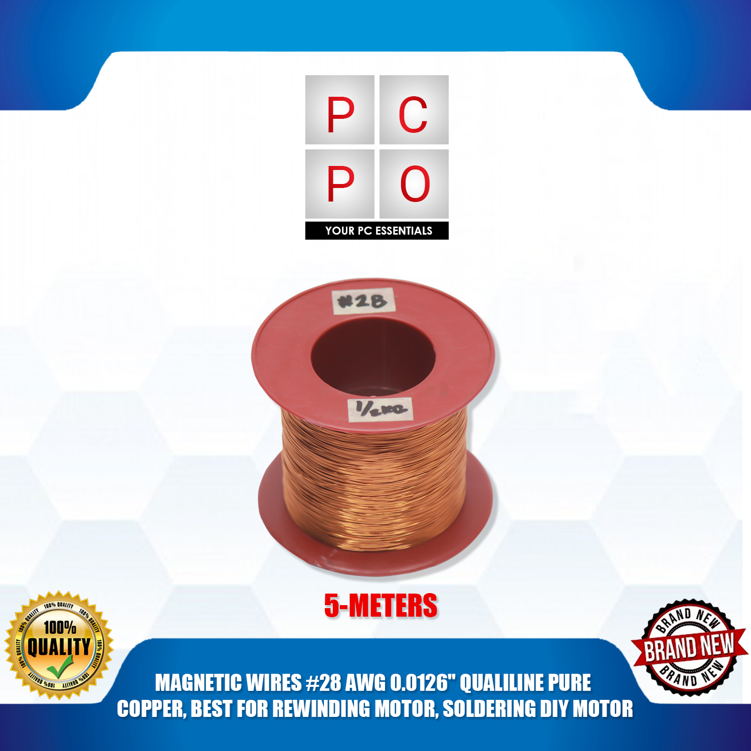 WIRES 28 AWG 0.0126", QUALILINE PURE COPPER, BEST FOR