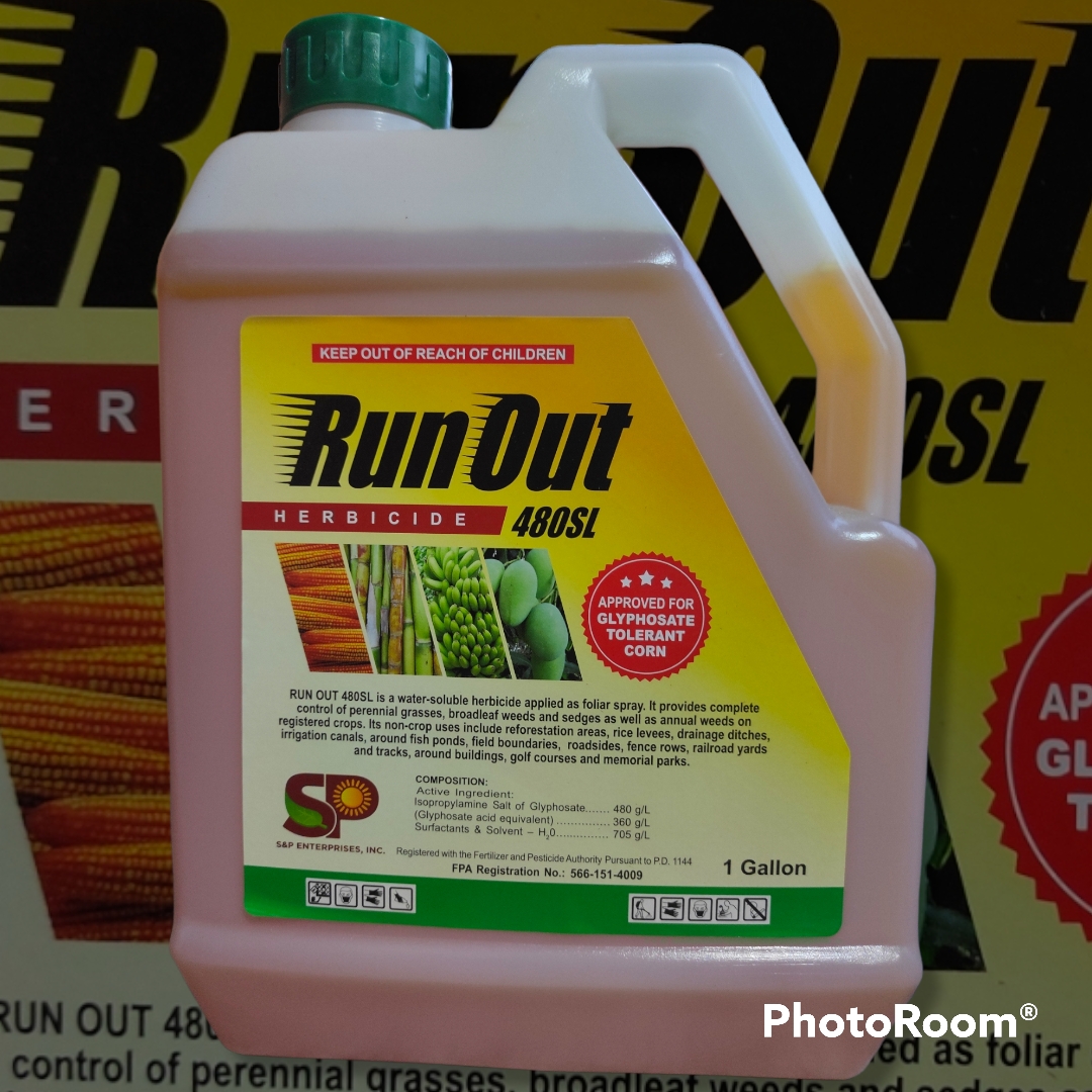 Run Out 480 SL Herbicide 250ml/1 gallon Lazada PH