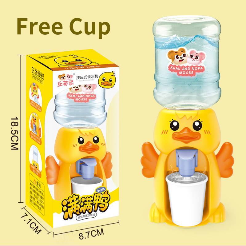 Mini Water Dispenser Pump Toys for Kids Drinking Fountain Simulation Kitchen Toys Pretend Play