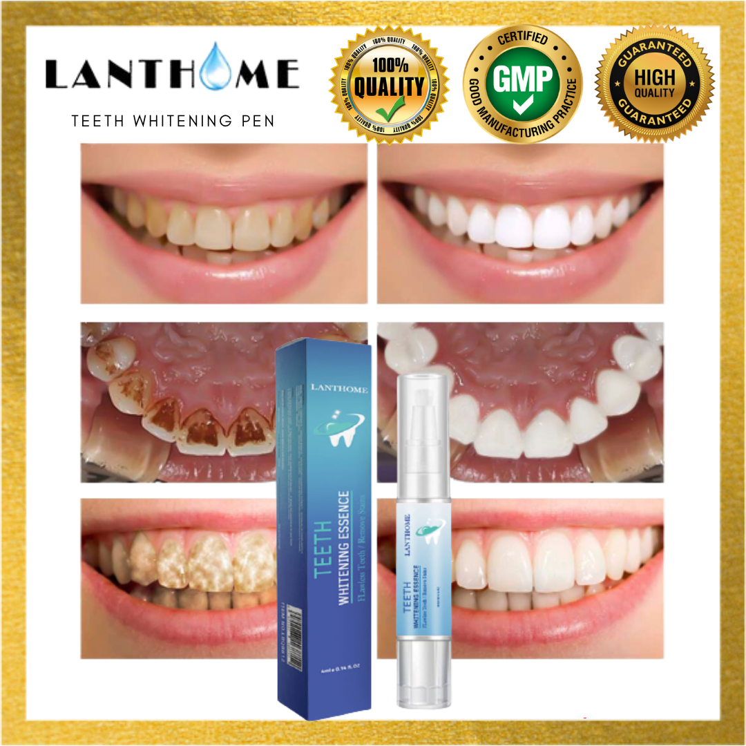 Lanthome Teeth whitening pen Perfect smile Useful Dazzling White