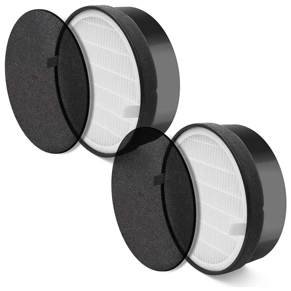 Replacement Filter for Levoit Air Purifier LV-H132, True HEPA and Activated Carbon Filters Set 2 PACK