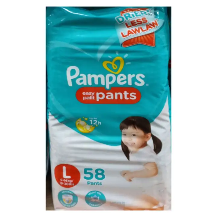 pampers pants large 58 price