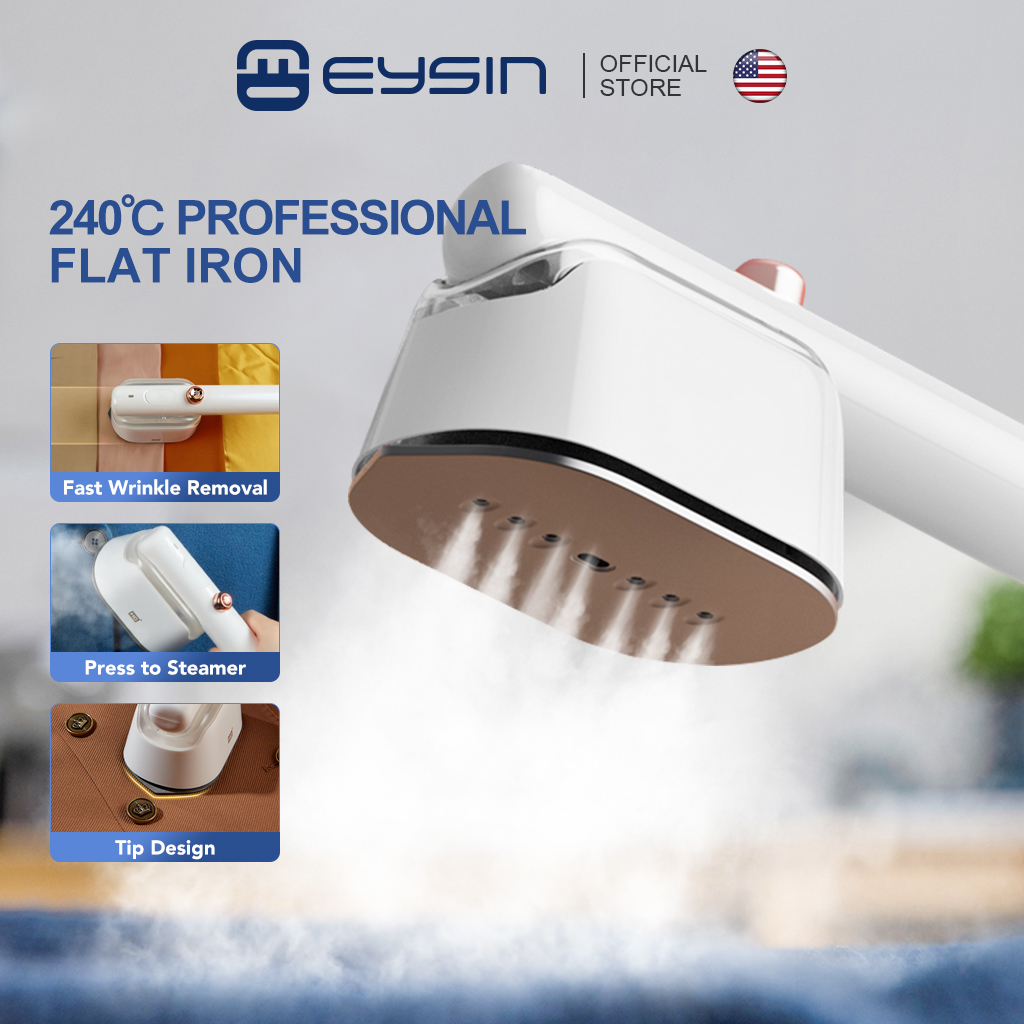 EYSIN TGS09 Flat Iron Handheld Portable Mini Garment Steamer Travel