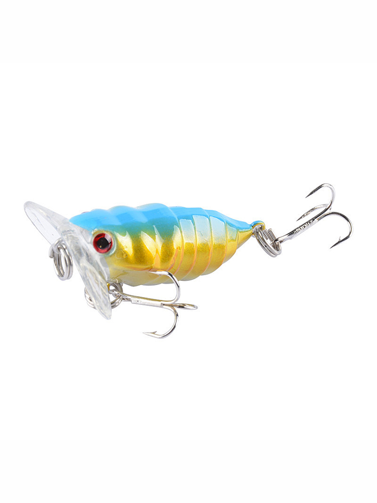 Popper Crankbait Worm Soft Surface Lure Small Saltwater Sea Jigs All Blue  Fly Fishing Goods Lures Wobbler Frog Creature Baits