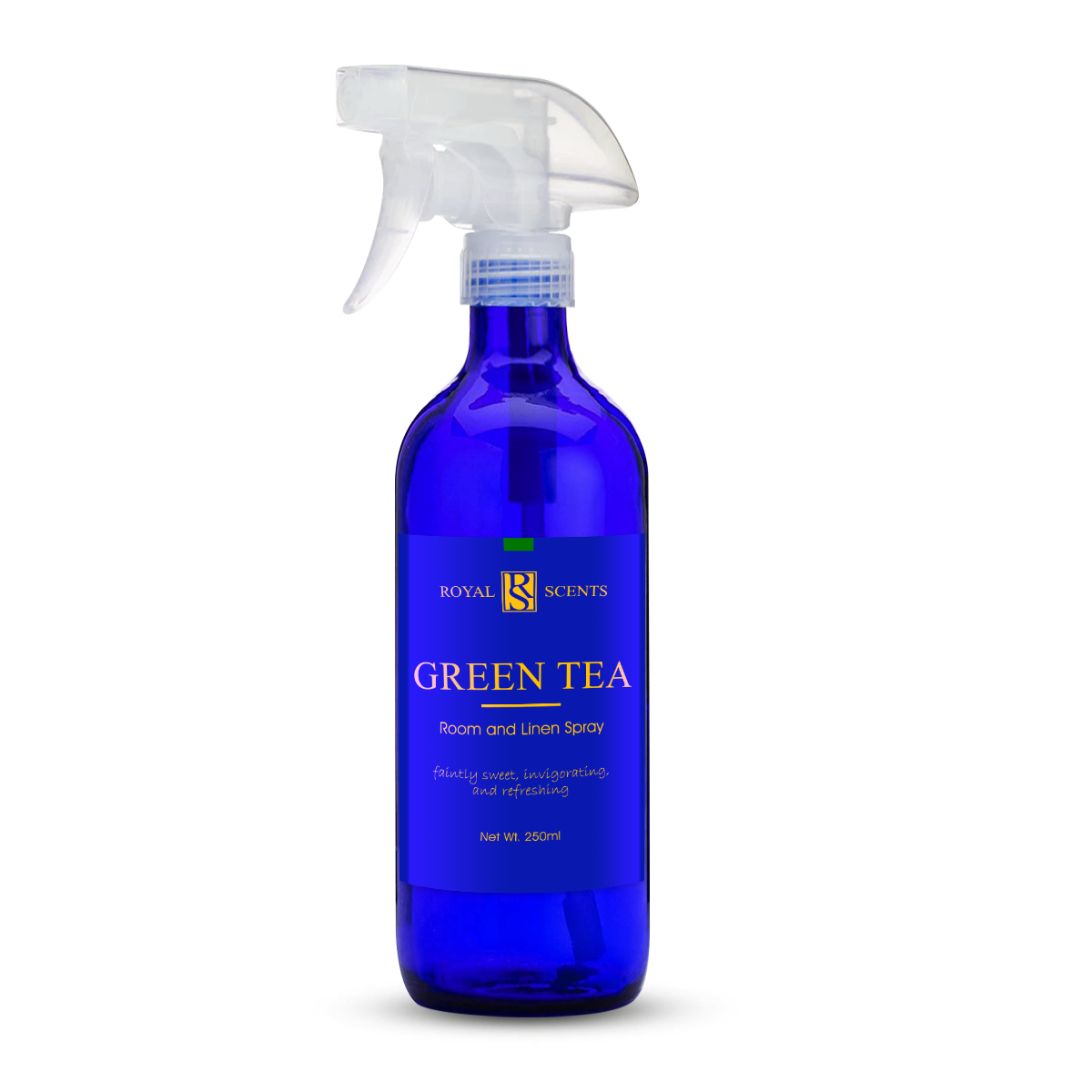 ROYAL SCENTS Green Tea Room and Linen Spray, 250 ml Spray Bottle