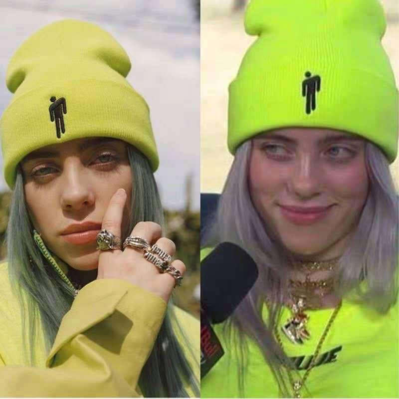 【Local Stock】 Women Embroidery Bonnet Billie Eilish Merch Hot Topic ...