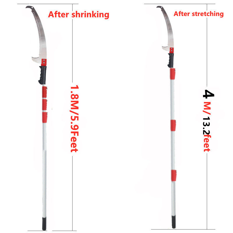 Pruning Saw Extendable Extension Pole High Altitude Thick Branch ...