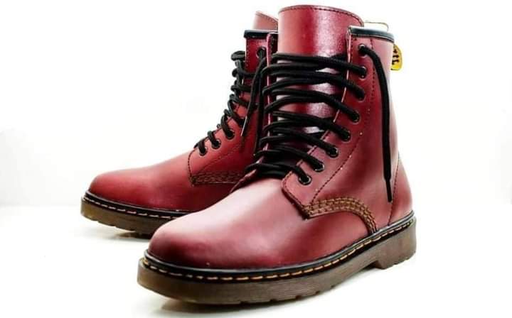 Genuine leather boots Marikina made | Lazada PH
