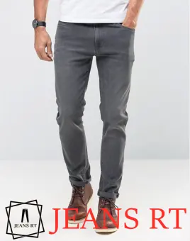 grey skinny uniform pants