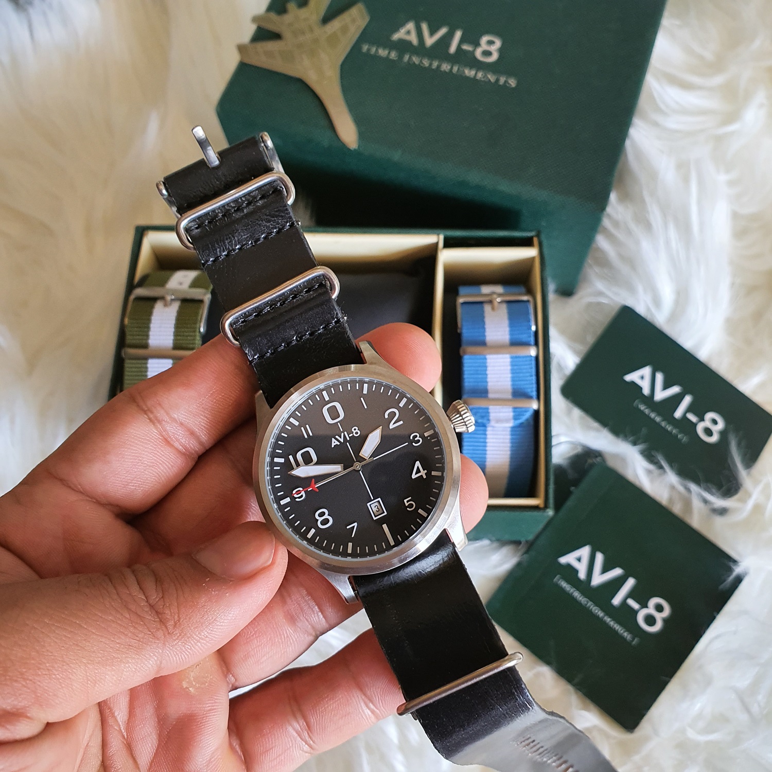 Authentic A.V.I.8 Flyboy Series Gents Men s Watch AV 4021 04