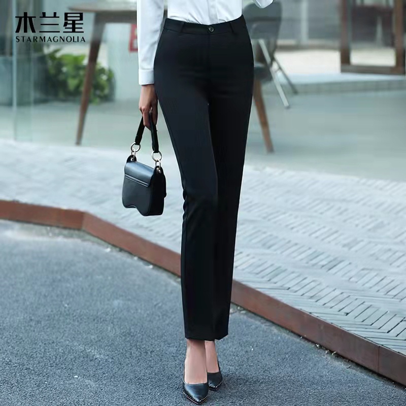 Slack Black Pants Office wear Business Professional for women's