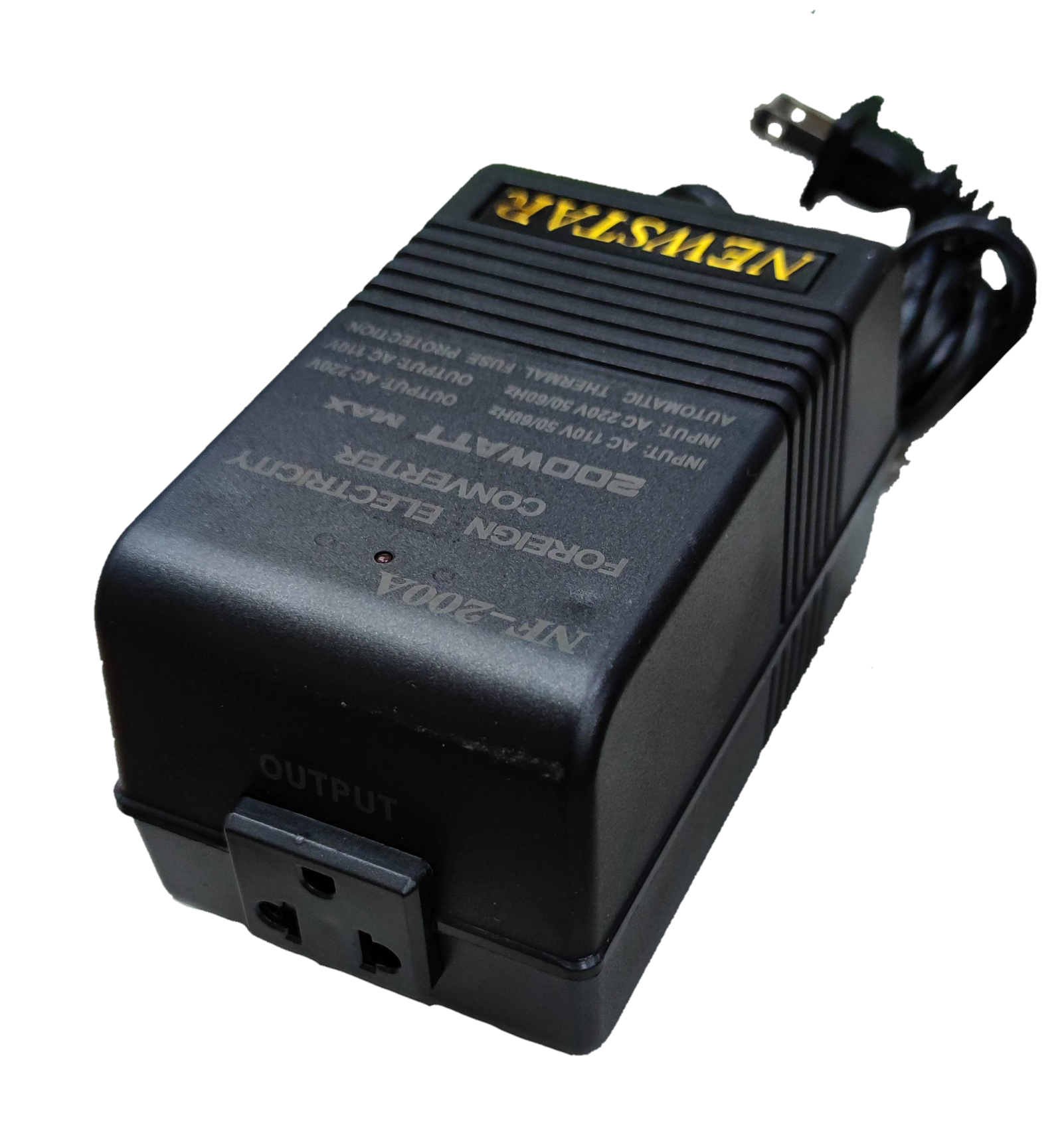 Travel Converter 220V 110V 200W Capacity , Step Down Transformer 200W