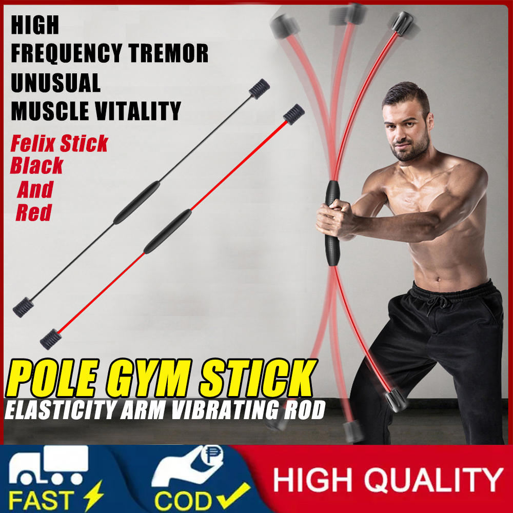Elastic Fitness Bar Mul Weight Loss Exercise Fat Burning Training Tremor Stick 