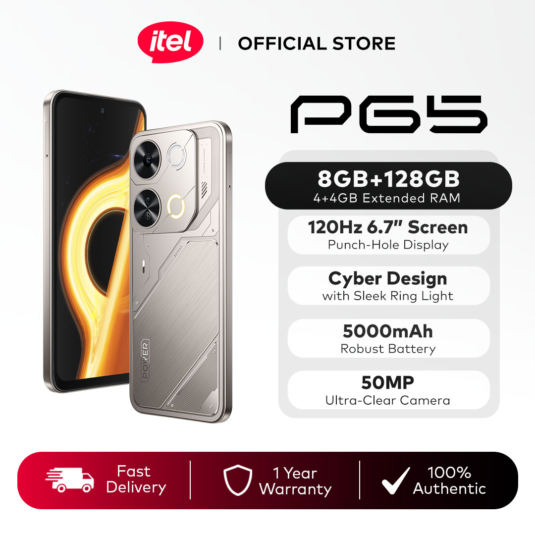 itel P65 RAM 8GB (4+4GB)+ROM 128GB 120HZ Refresh Big Screen